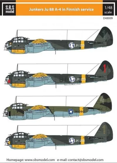 Junkers Ju-88 A-4 in Finnish Service 1:48
