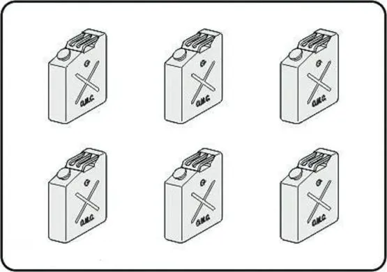 US Fuel can WW II 1:35