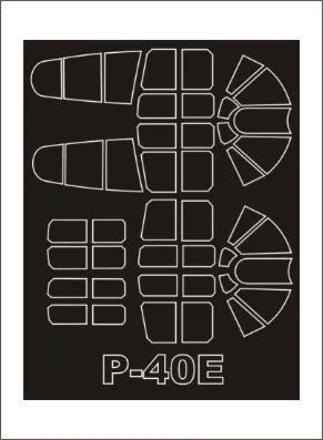 P-40E/K mask for Hasegawa 1:32