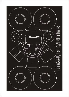 Bristol Beaufighter IF mask für Revell 1:32