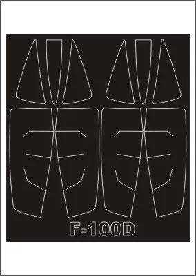 F-100D mask for Trumpeter 1:32
