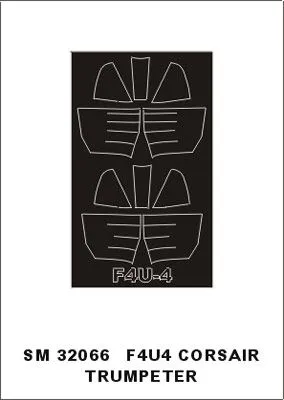 F4U-4 mask für Trumpeter 1:32