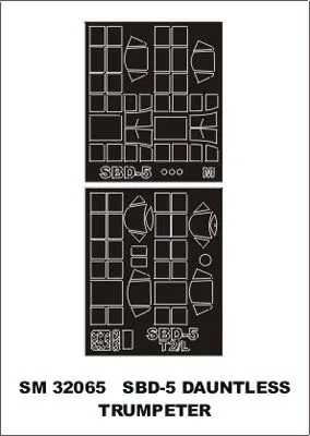 SBD-5 mask for Trumpeter 1:32