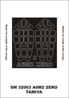 A6M2 Zero mask für Trumpter 1:32