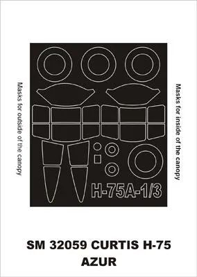 Hawk H-75A-1/3 mask for Azur 1:32