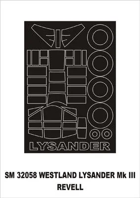 Lysander III mask for Revell 1:32