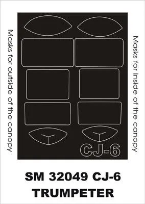 CJ-6 mask for Trumpeter 1:32