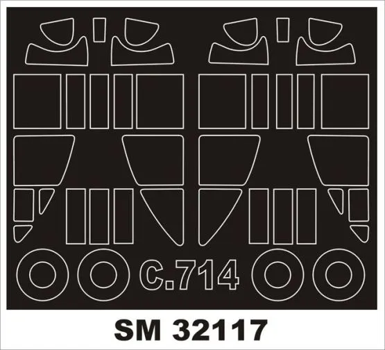 C-714 mask for Azur 1:32 C-714 mask for Azur 1:32