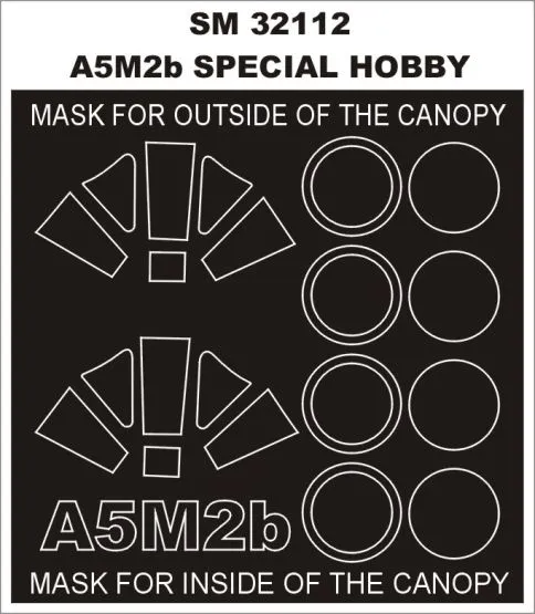 A5M2b Claude mini mask für Special Hobby 1:32