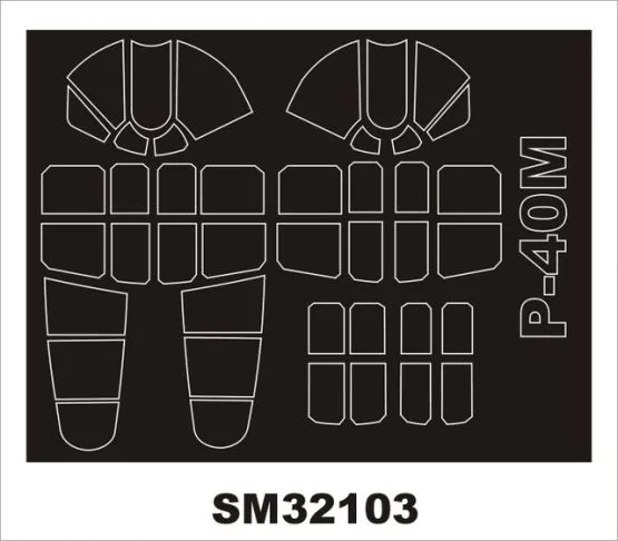P-40M Mask for Hasegawa 1:32