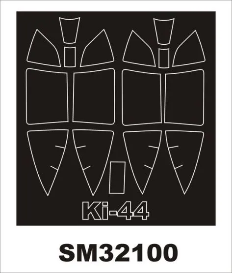 Ki-44 Shoki mask for Hasegawa 1:32