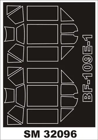 Bf 109E-1/3 Mask for Eduard 1:32