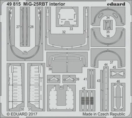 MiG-25RBT interior for ICM 1:48