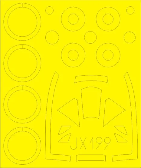 Tempest Mk. II mask für Special Hobby 1:32