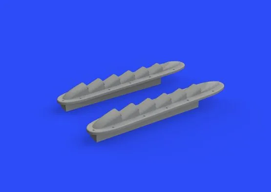 Typhoon Mk. I exhaust stacks w/ fairing 1:48