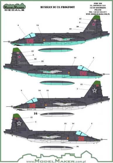 Su-25SM/ UB Frogfoot 1:72