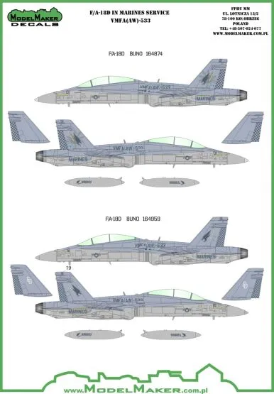 F/A-18D VMFA-533 Hawks 1:48
