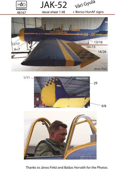 Jak-52 Vari Gyula 1:48