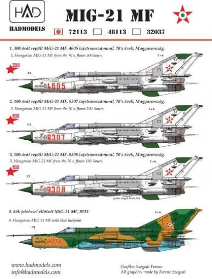 MiG-21MF - Hungarian Air Force 1:72