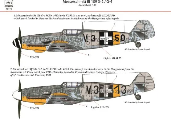 Bf 109G-2/G-4 1:72