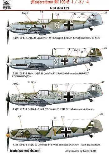 Bf 109E part.2 1:72