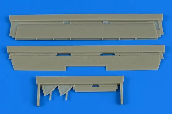 P-38 Lightning control surfaces for Academy 1:48