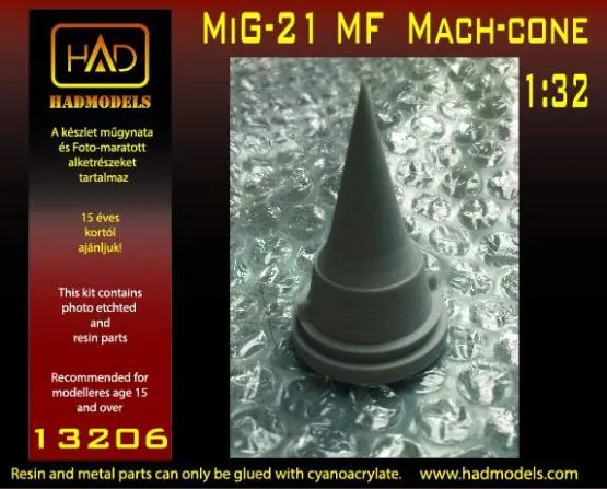 MiG-21MF mach-cone for Trumpeter kit 1:32