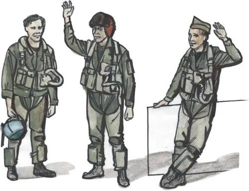 US modern jet pilots 1:72