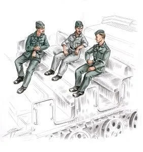 German soldiers for FAMO 1:72