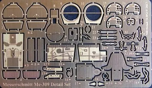 Me 309 Detail Set for RS Models 1:72