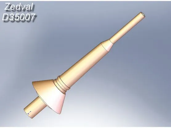 Antenna input for radio stations R-123/163/173 1:35