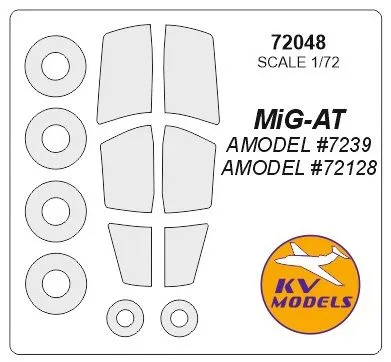 MiG-AT mask for Amodel 1:72