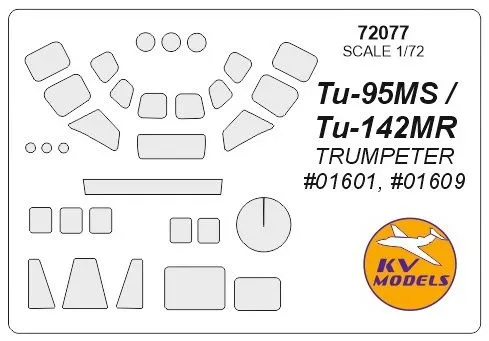 Tu-95MS/ Tu-152MR mask for Trumpeter 1:72