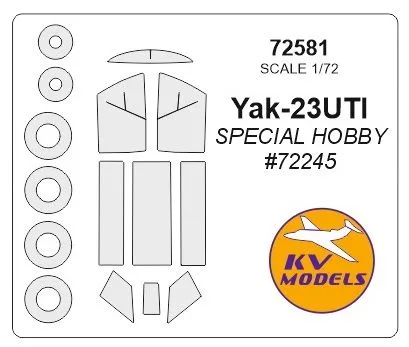 Yak-23UTI mask for Special Hobby 1:72