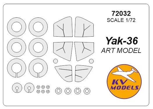 Yak-36 mask for ART Model 1:72