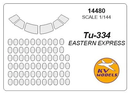Tu-334 mask for E.E. 1:144