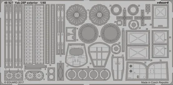 Yak-28P exterior for Bobcat Models 1:48