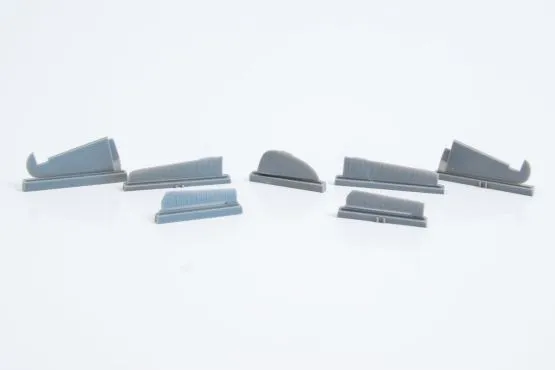 Ki-84-I(Ko) Hayate Control Surfaces Set for Hasegawa 1:72