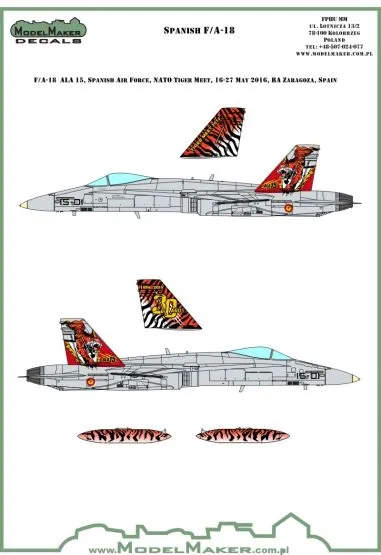 F/A-18 30 Years of ALA 15 - Tiger Meet 2016 1:72