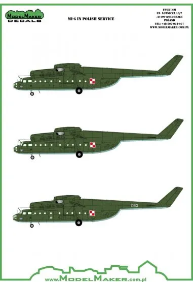 Mil Mi-6 in Polish service 1:72