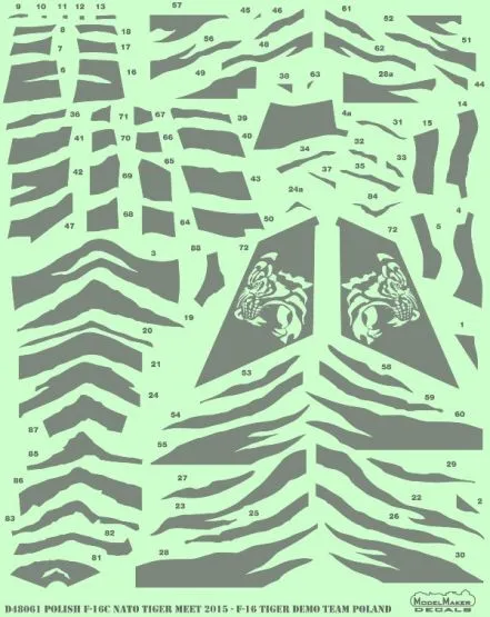 F-16C NATO Tiger Meet 2015 (Demo Team Poland) 1:48