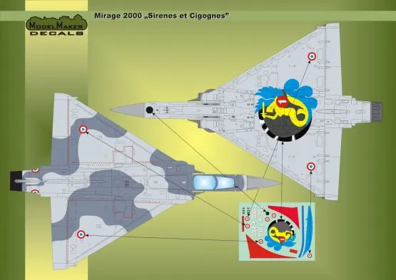 Mirage 2000C Sirenes et Cigognes 1:48