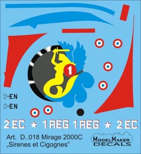 Mirage 2000C Sirenes et Cigognes 1:48