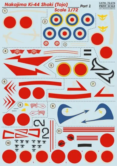 Nakajima Ki-44 Tojo Part.1 1:72