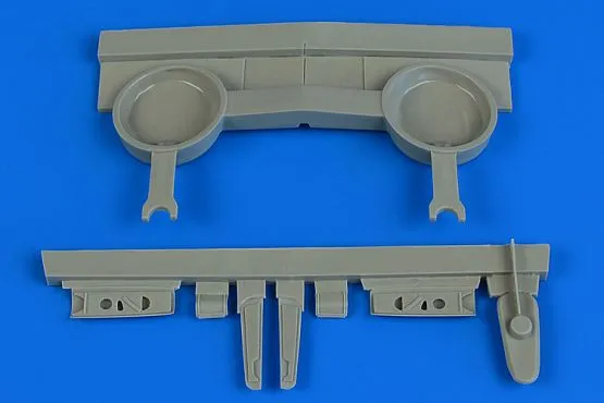 P-40B wheel bay for Airfix 1:48