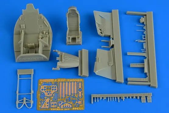 SAAB J-29 Tunnan cockpit set for Pilot Replicast 1:48