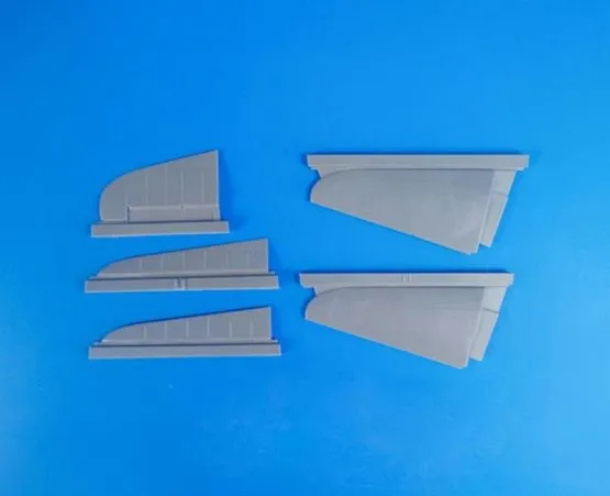 A6M5c Zero - tail Control Surfaces for Hasegawa 1:32
