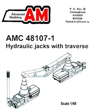 Hydraulic jacks with traverse 1:48