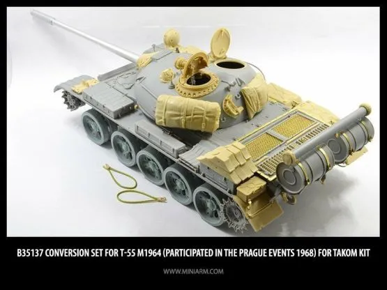 T-55 m. 1964 Conversion set (Prague 1968) 1:35