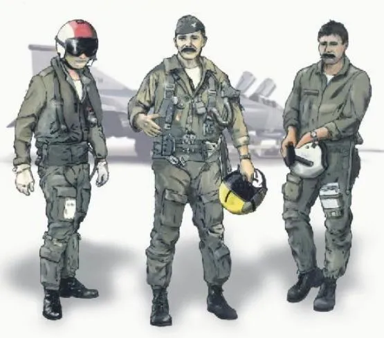 US pilots Vietnam war 1:72